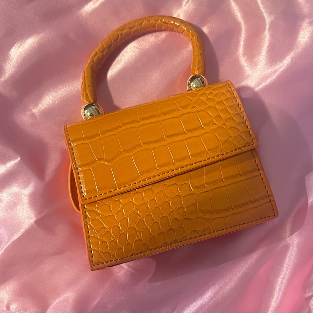 Mini Orange Crossbody Purse